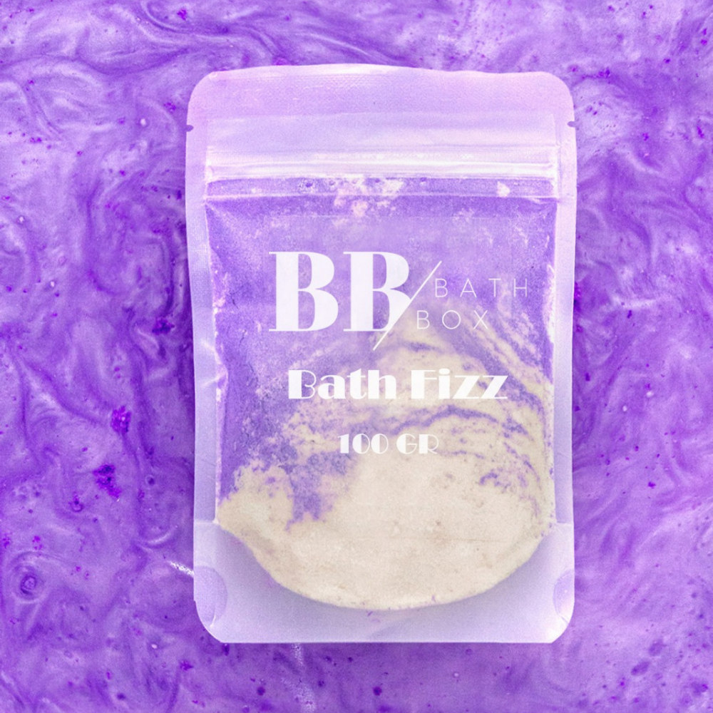 Lavanta Esanslı Banyo Tozu 100 Gr – Sakinleştirici Aromaterapi Etkili, Rahatlatıcı ve Köpüren Küvet & Ayak Banyosu İçin Bakım Tozu