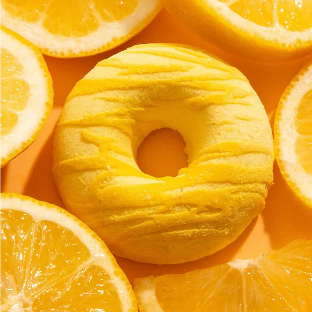 Portakal Esanslı Donut Banyo Topu Büyük Boy 1 Adet – Canlandırıcı ve Ferahlatıcı Banyo Deneyimi