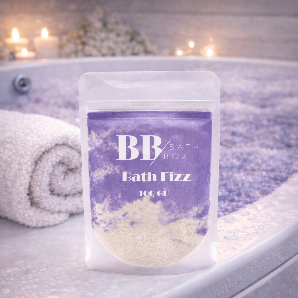 Lavanta Esanslı Banyo Tozu 100 Gr – Sakinleştirici Aromaterapi Etkili, Rahatlatıcı ve Köpüren Küvet & Ayak Banyosu İçin Bakım Tozu