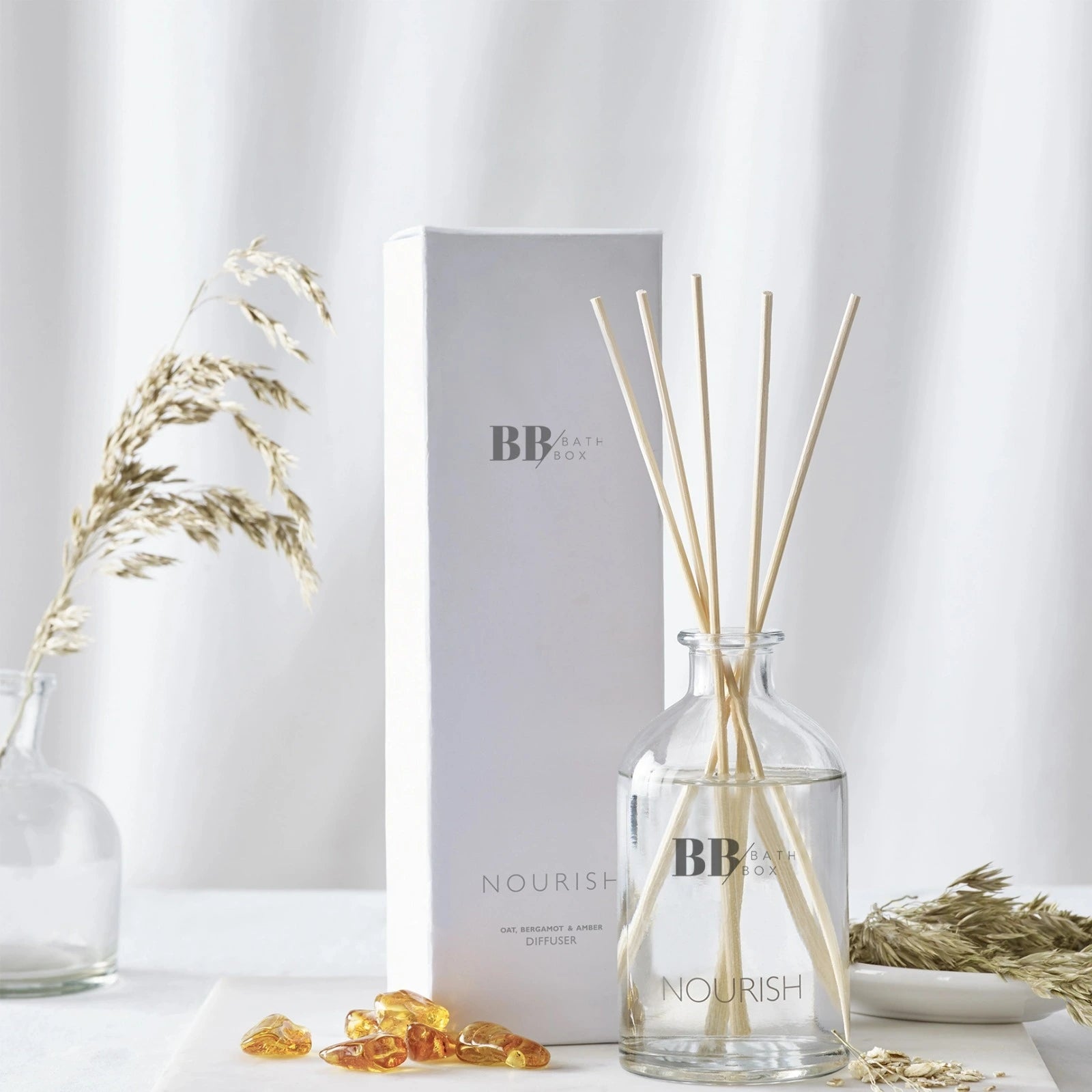 Nourish Çubuklu Oda Kokusu 100 ml – Canlandırıcı ve Yenileyici Doğal Atmosfer