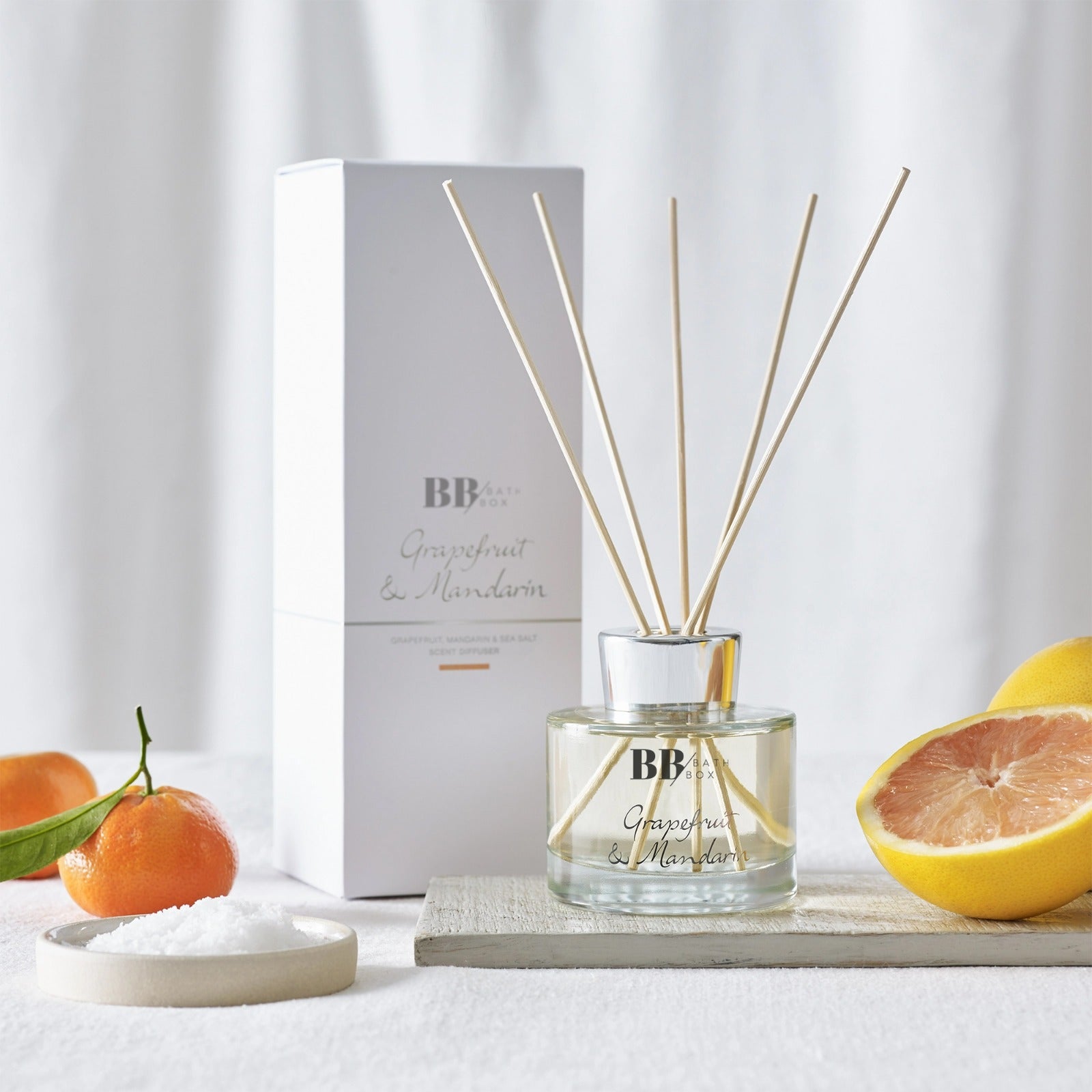 Greyfurt & Mandalina Çubuklu Oda Kokusu 120 ml – Tazeleyici ve Enerjik Çift Narenciye Kokusu