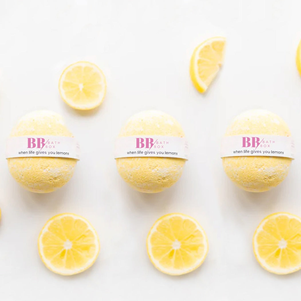 Limon Aromalı Banyo Topu 3 Adet  – Enerji Veren ve Hoş Kokulu Banyo Keyfi